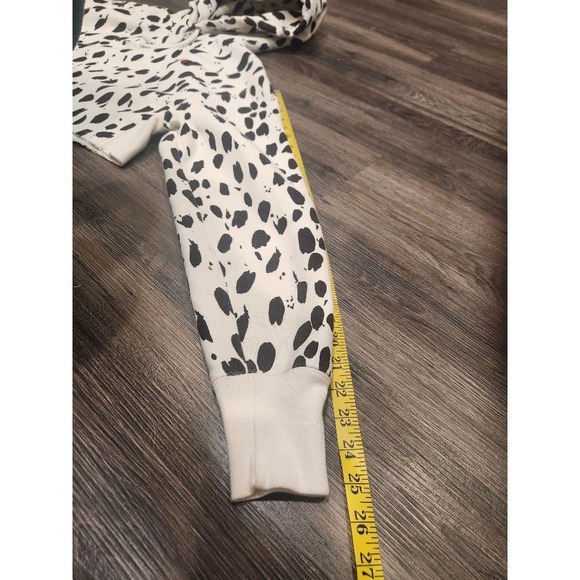 Champion White and Black Dalmatian Print Cropped Hoodie - Picture 9 of 9